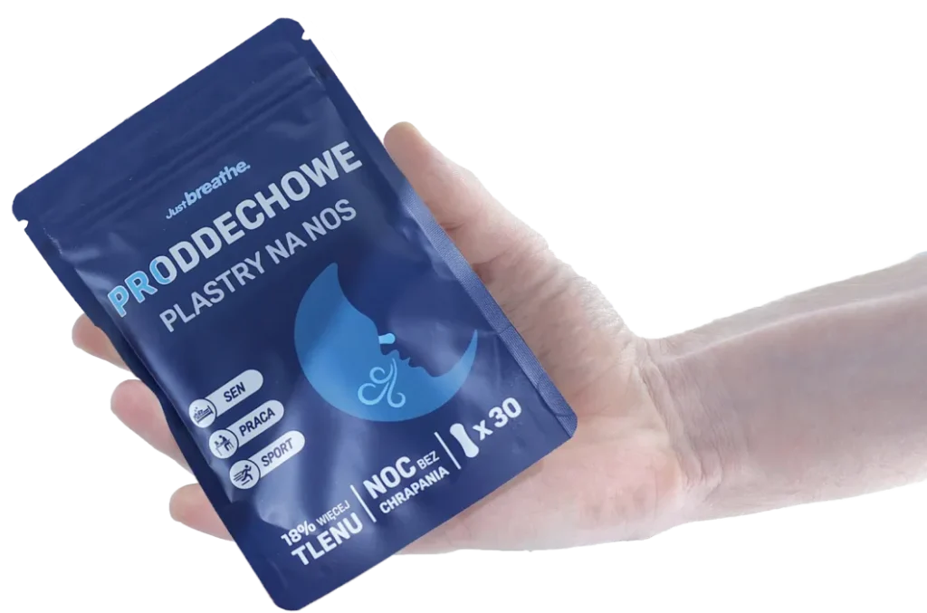 Paczka plastrów na nos ułatwiających oddychanie